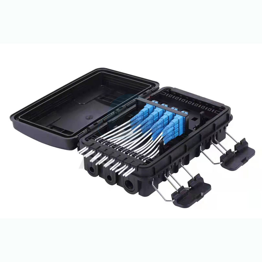 External Three-Tier Joint Closure Fiber Optic Splice Enclosure 24 Core