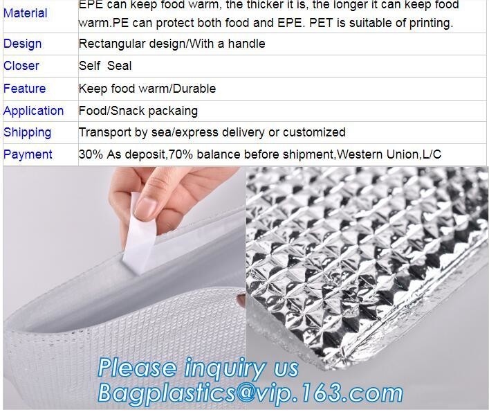 cooler bag waterproof oxford shoulder bag ice pack thermal picnic lunch box vehicle insulation bag for meal drinks pack