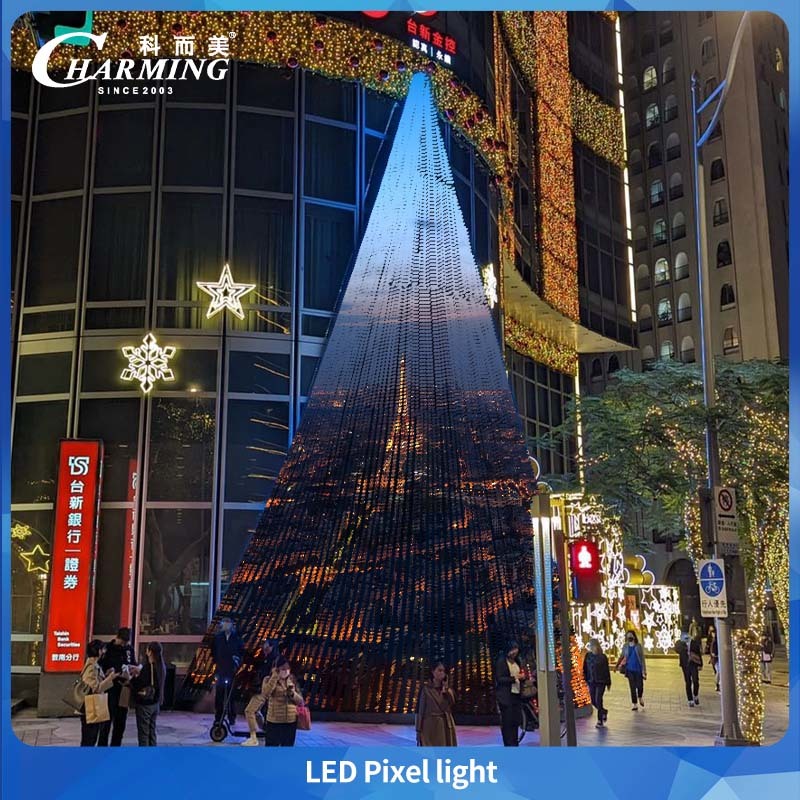 LED Pixel Lights 50C SMD3535 IP66 SPI Control Outdoor Light Exterior Wall Decoration Stage Lighting