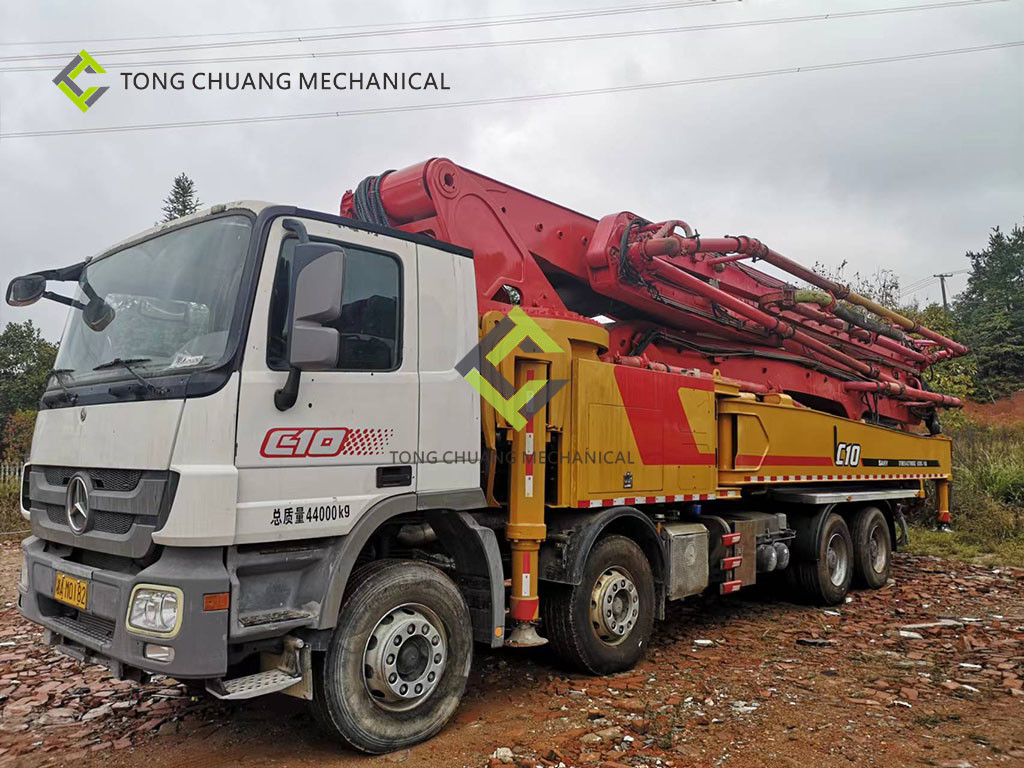 In 2016 Sany Heavy Industry Mercedes-Benz Used Concrete Pump Truck 62 Meters