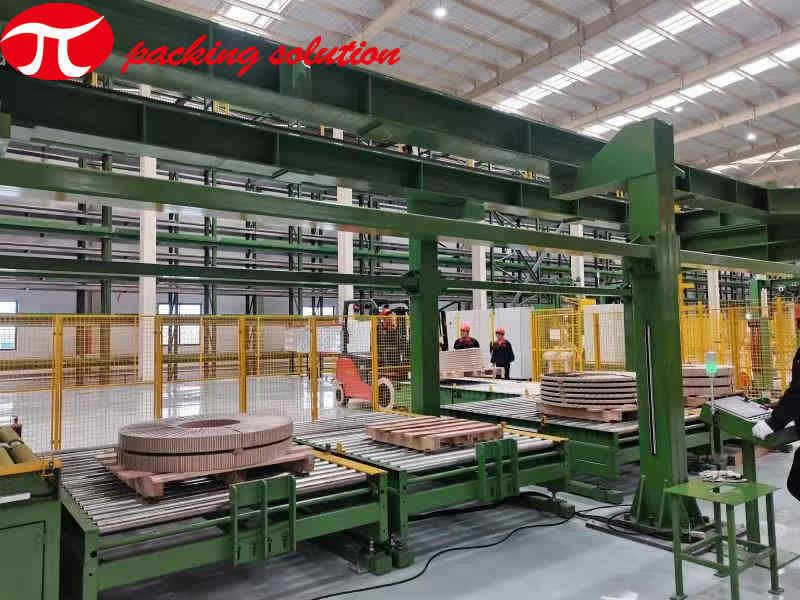 ISO9001 Copper Coil Wrapping Machine Copper Coil Strapping Machine 380V Fully Automatic