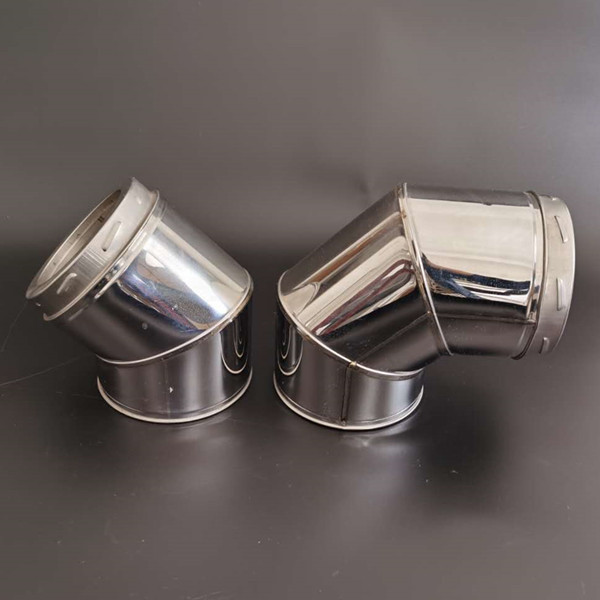 Three Segment 90 Degree Elbow Pipe / 90 Degree Bend For Twist Locking System