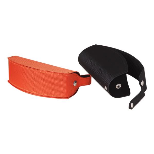 Quality PVC Oxford Cloth Black Sunglasses Case Portable Custom Logo And Size for sale
