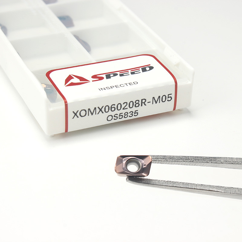 Speed Carbide Milling Inserts XOMX060204R/XOMX10T308TR/XOMX120408TR CNC Cutting Tool