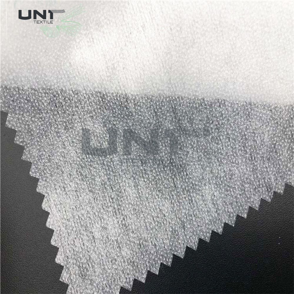 Rolling Fusing Non Woven Interlining Double Dot For Garment