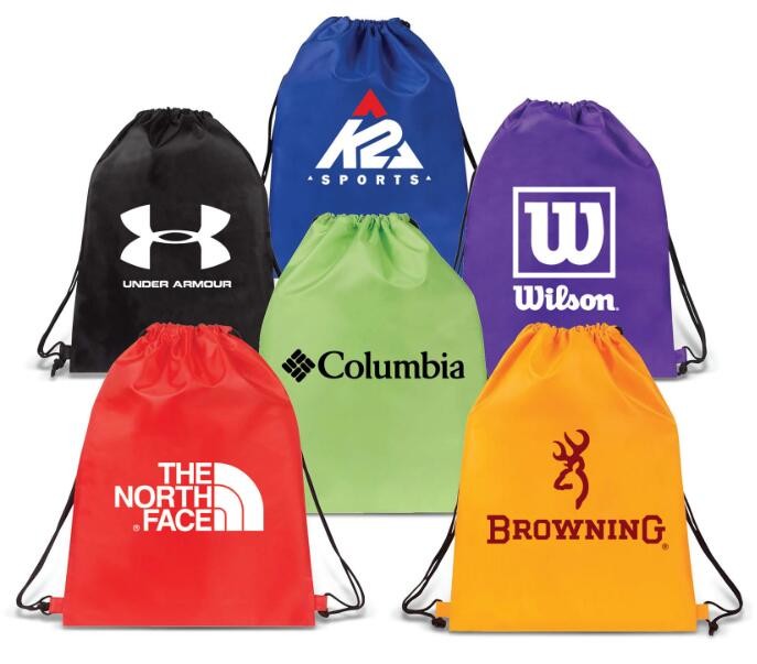 Outdoor Use 210D Sample Shoe Polyester Drawstring Bag,fashionable pattern printing polyester foldable shopping bag PACK