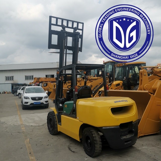 5t Used Komatsu FD50 Powerful Used Forklift Hydraulic Machine