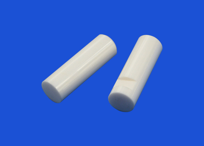 Custom Dimension White High Purity Zirconia Ceramic Rod Acid And Alkali Resistance
