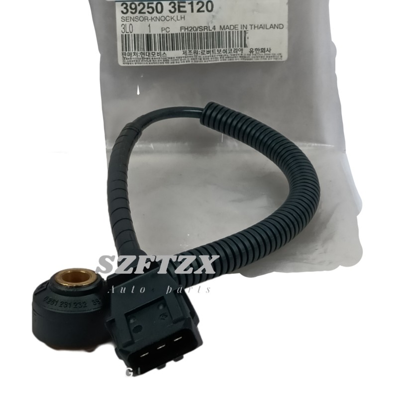 Genuine New 392503E120 39250-3E120 Ignition Knock Sensor Left For HYUNDAI Stanta Fe KIA Rondo Optima 2006-2010