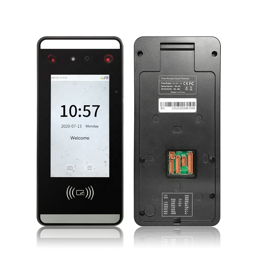 Contactless Facial Recognition Time Attendance System Wiegand Communication