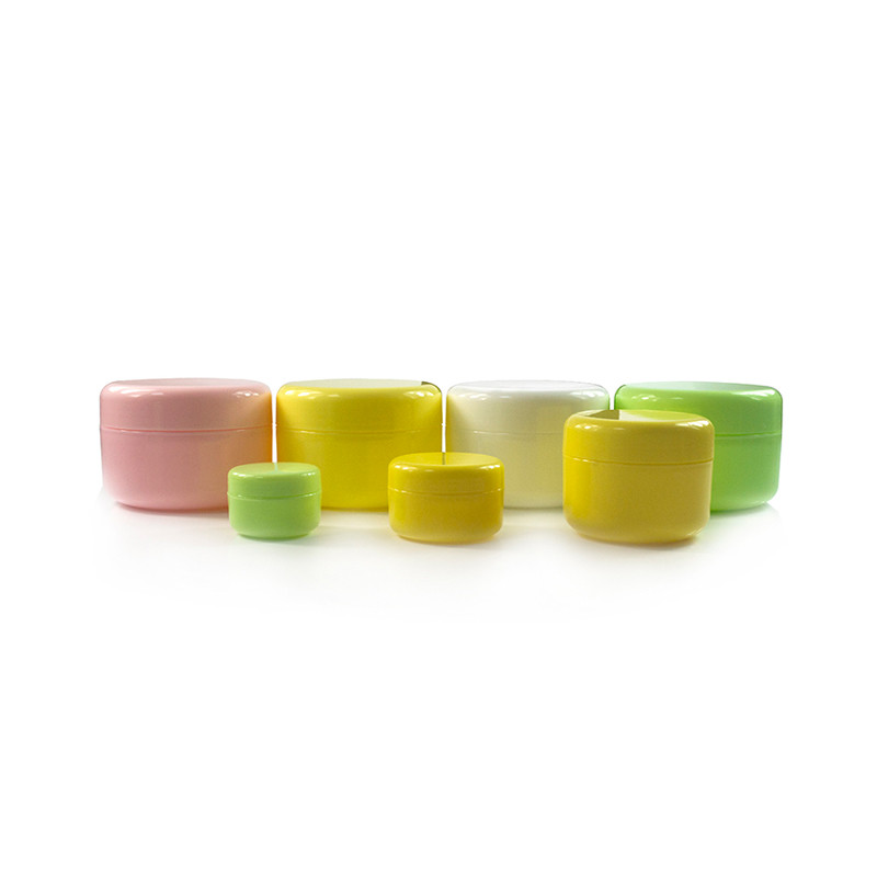 Colorful Smooth PP Cosmetic Jar 30g 50g 100g For Skincare Cream Packaging