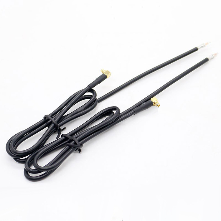 Flexible Custom RF Cable Assemblies RG174 MMCX Female Connector