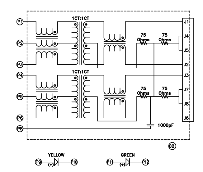 74990111215 RJ45 1x1