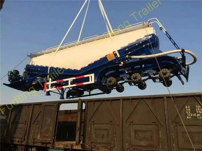 50 CBM 55 CBM 60 CBM Bulk Cement Tanker Trailer bulk cement powder cargo tanker