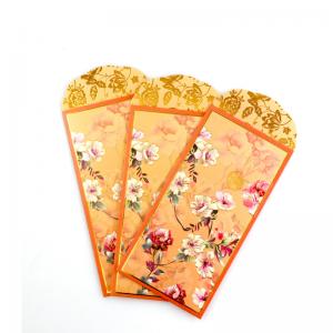 Buy cheap 150gsm Money Gift Envelopes Yellow Fancy Paper Color Printing Ang Bao Envelop product