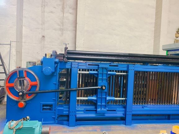 3 Twist PLC Control Gabion Mesh Machine For Hexagonal Wire Netting Mattress