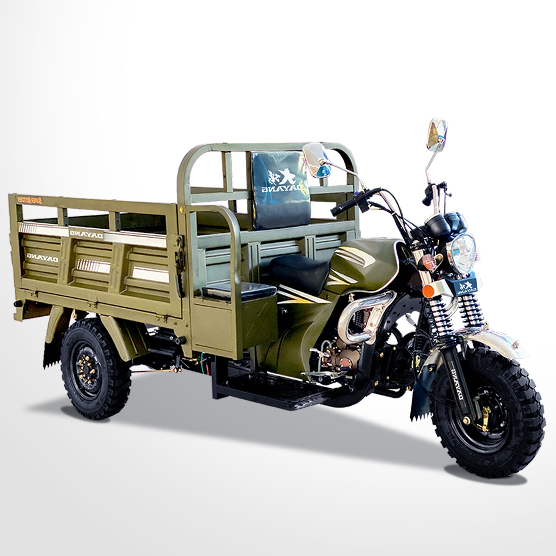 Petrol Gasoline Fuel Type 175cc Motorized Cargo Tricycle for Heavy Duty Transportation