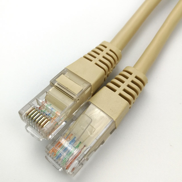 UTP Cat5e Rj45 To RJ45 Network Ethernet Patch Cord Cable Yellow