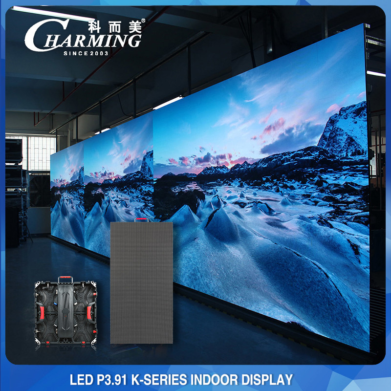 P3.91 P2.98 Rental Indoor Full Color Giant LED Video Wall Display 500x1000mm