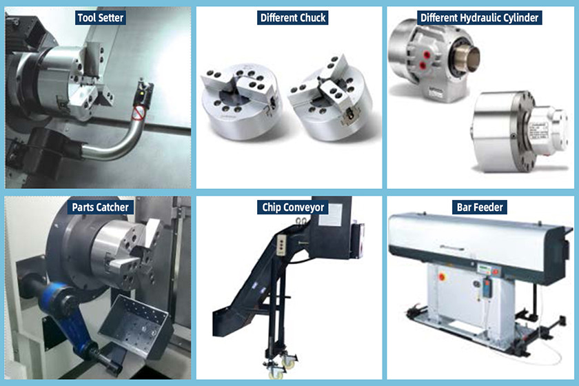 Linear Motion Multi Turrets CNC Horizontal Turning Machine