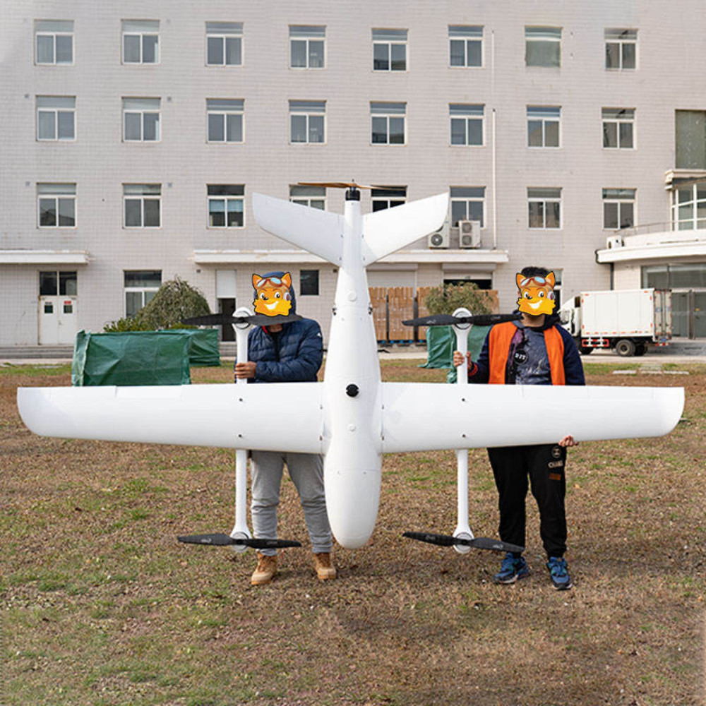 26m/S Cruising Speed Long Endurance Fixed Wing UAV VTOL 3D 4D Urban Modeling HXAYK350