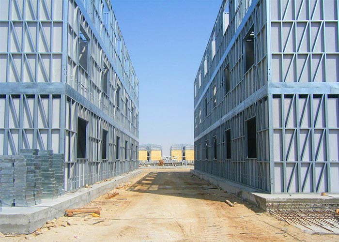 SOHO Light Steel Frame Structure Prefab Apartment Buildings for rent for sale Custom House With New Design