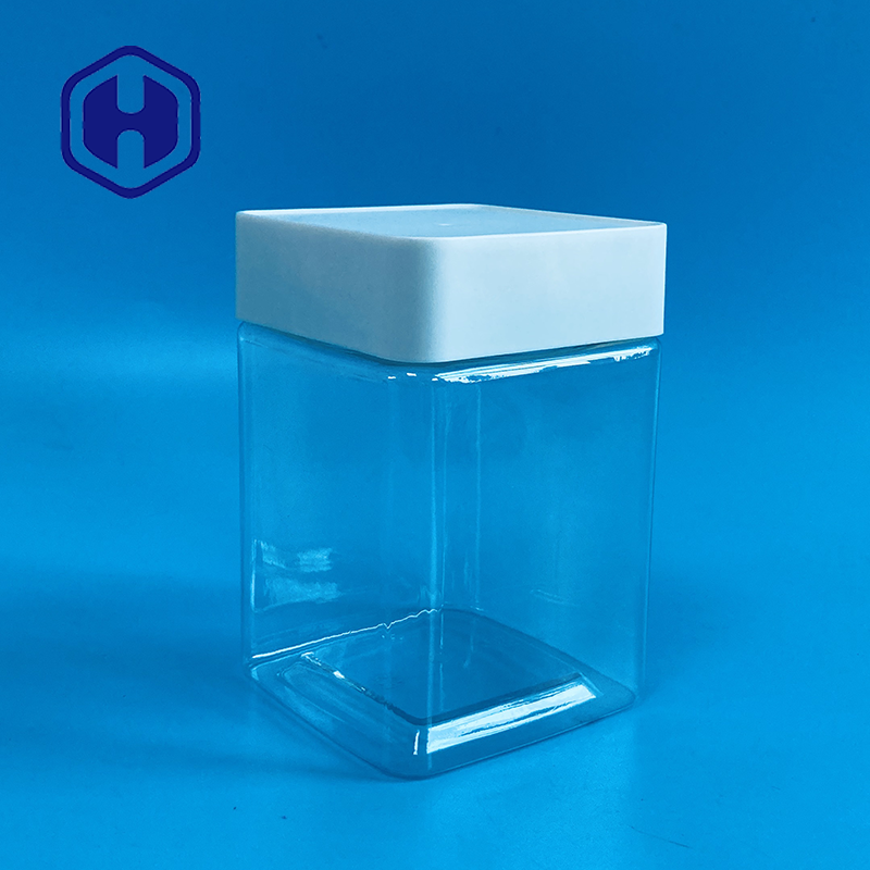 Clear Plastic Pet Cookie Jar For Dates Marshmallow Seeds Walnut Dried Vegetable Fruit