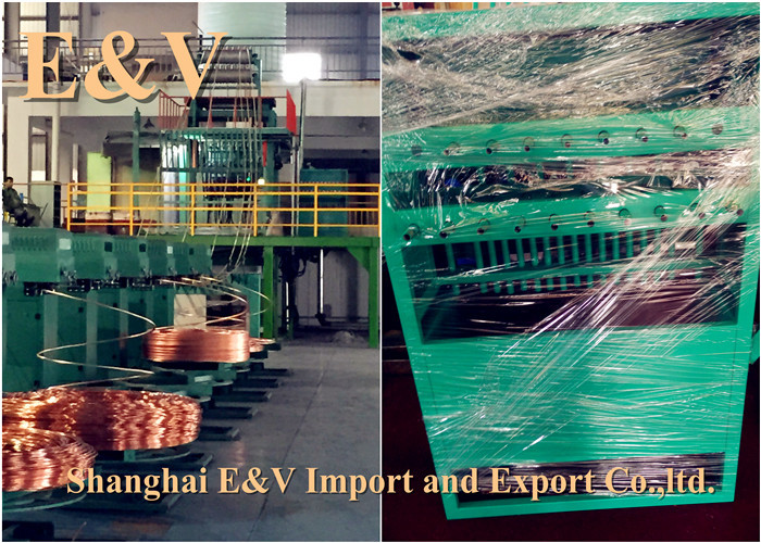 250KW 35×4 mm Copper Tube Upward Casting Machine 3000mt 150 mm/min