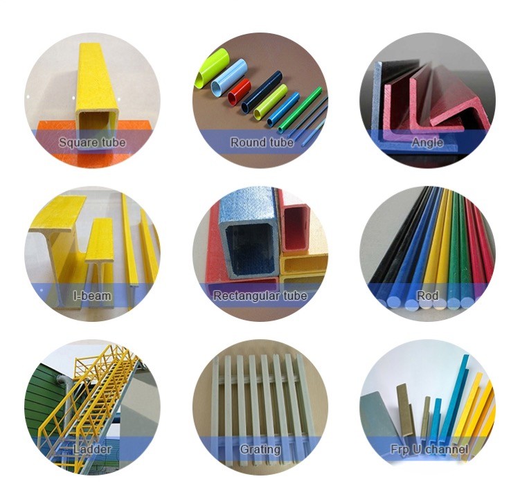UV Resistance Fiberglass Rectangular Tube For Fiberglass Cross Arms