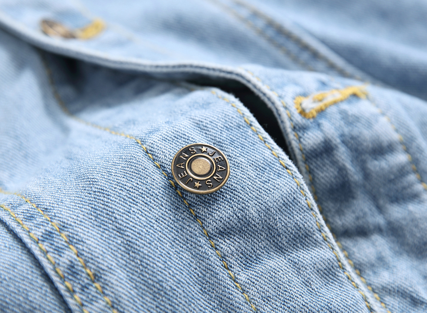 Fashion Designer Casual Polyester Cotton Utility Lapel Button Slim Fit Mens Outdoor Streetwear Hole Denim Jacket