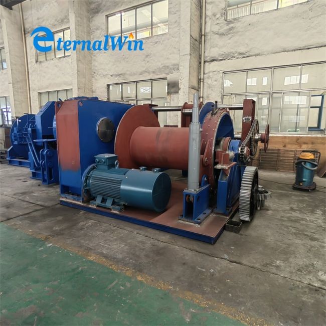 Cable Pulling Single Drum Windlass Anchor Winch For Mooring