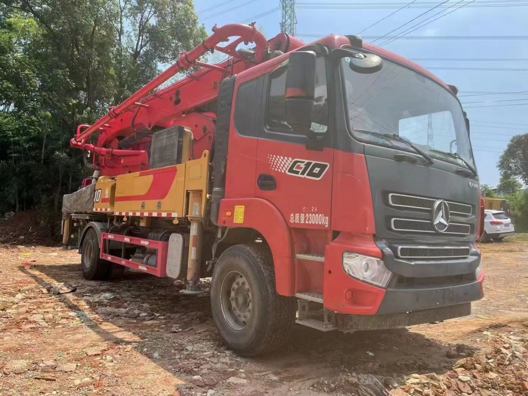 2021 SA Ny 39m Used Concrete Pump Truck Concrete Mixer Machine Heavy Equipment Truck Mounted Pump