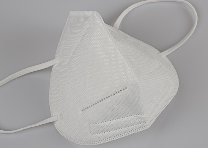 Non Woven Folding FFP2 Mask Comfortable Contoured Nose Clip For Reliable Seal