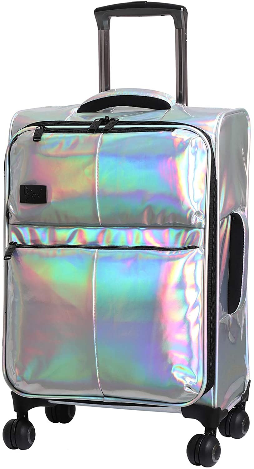 Holographic Expandable 210D Soft Sided Travel Luggage