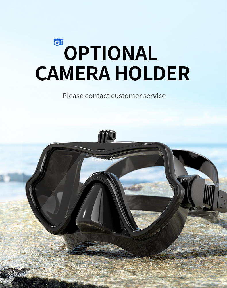 Nearsighted Single Lens Scuba Diving Mask Goggles For Glasses