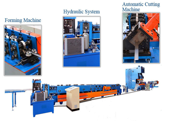 Galvanized Steel Slotted Strut Channel Cable Tray Roll Forming Making Machine