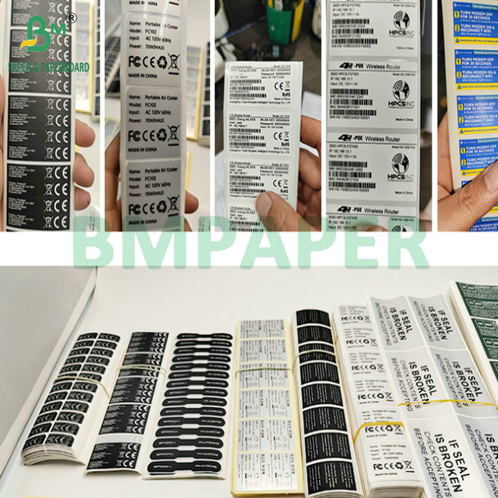 70gsm Shiny Water-resistant Aluminum Beer Label Paper For Premium Beer Packaging