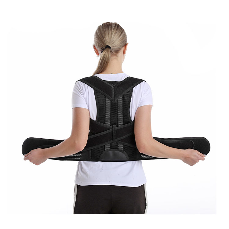 Steel bone support adult back posture correction with posture lumbar correction device