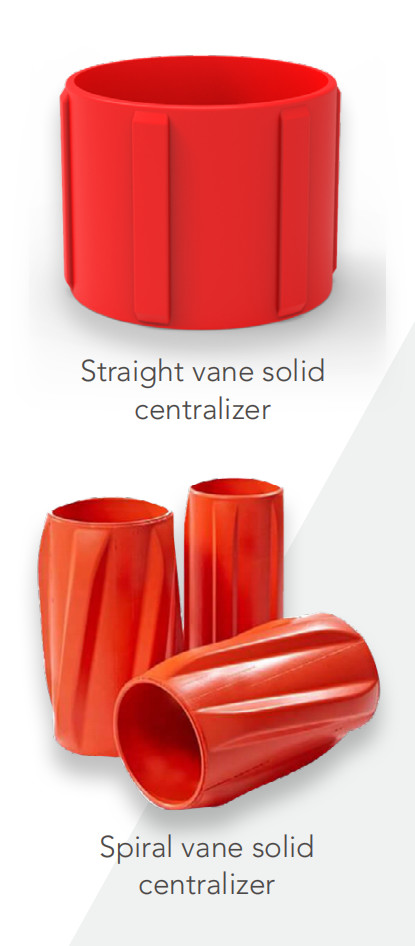 105 Series Rigid Centralizer Casing Accessories Aluminum Or Cast Steel