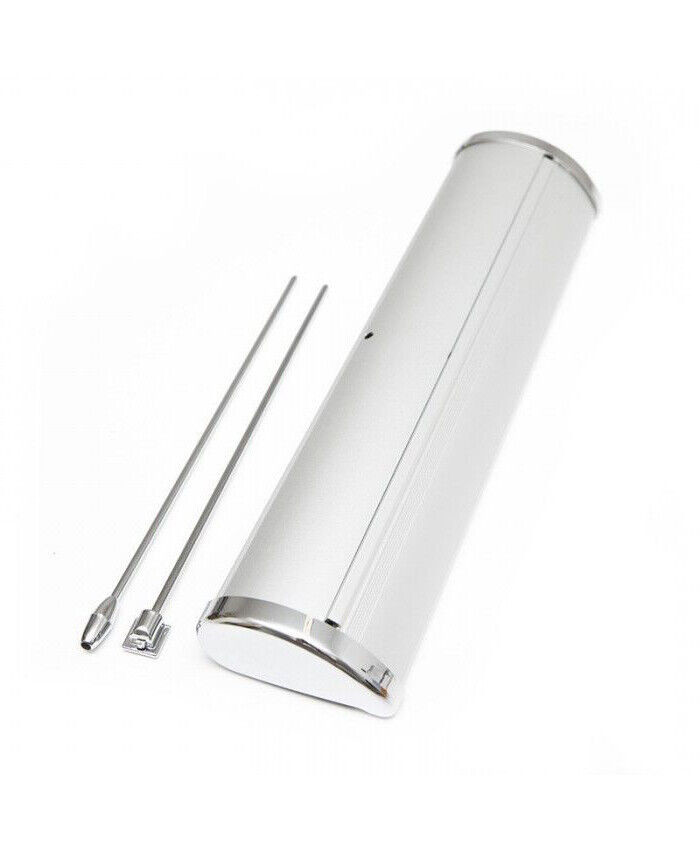 100% Aluminium Portable Retractable Mini A3 A4 Table Roll Up Banner Stand / Mini Desktop Rollup Stand Displays