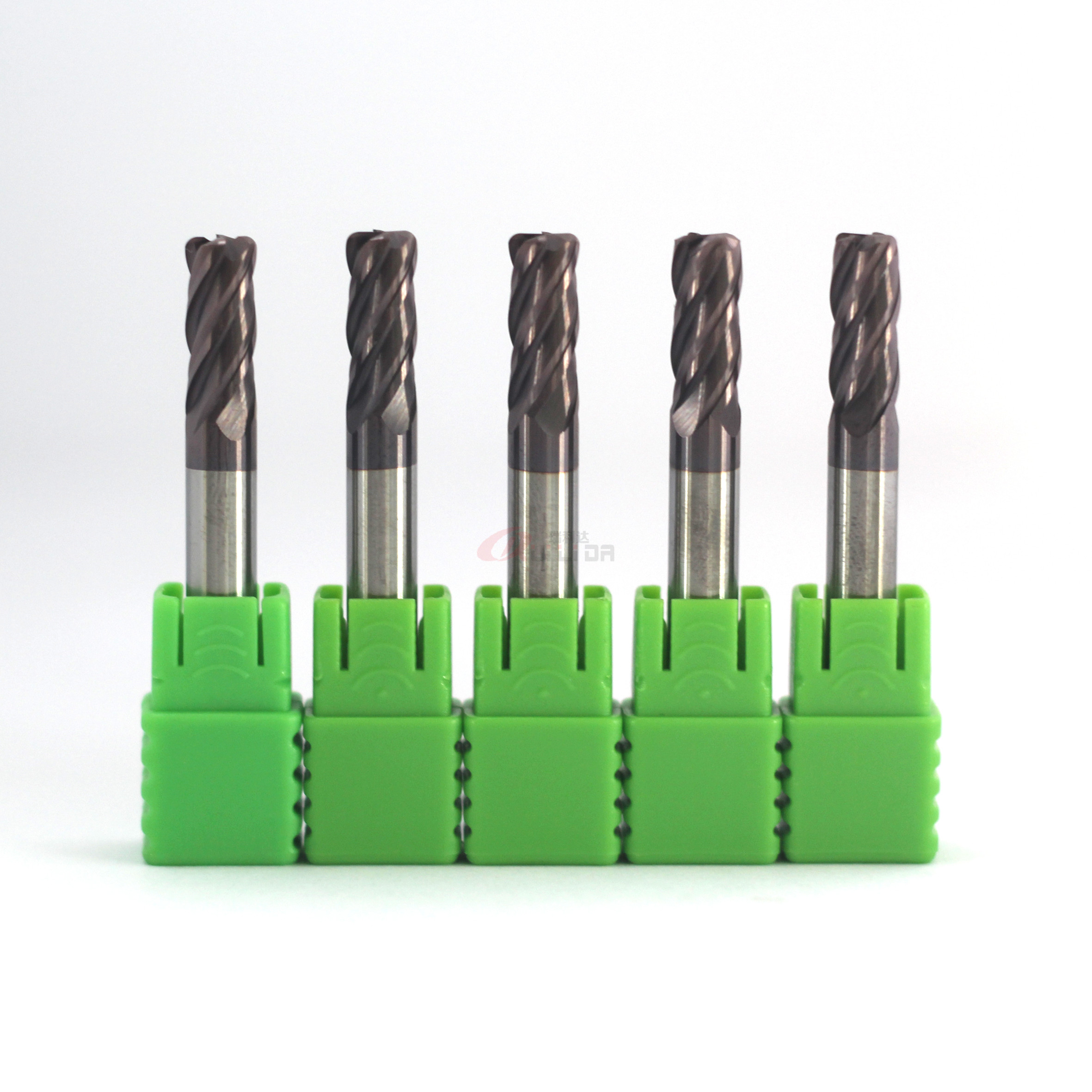 2mm 3mm 1/16" CNC End Mill 5/16" Radius Mill Bit HRC60 4 Flute RLD Tools