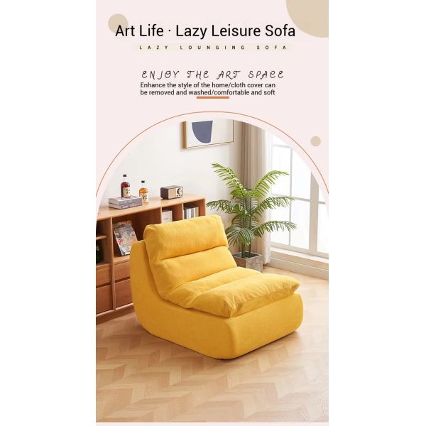 Modern Reclining Single Person Bean Bag Sofa Set Small Apartment Balcony Modular Vacuum-Packed Compressed Lazy Sofa Home Lounge
