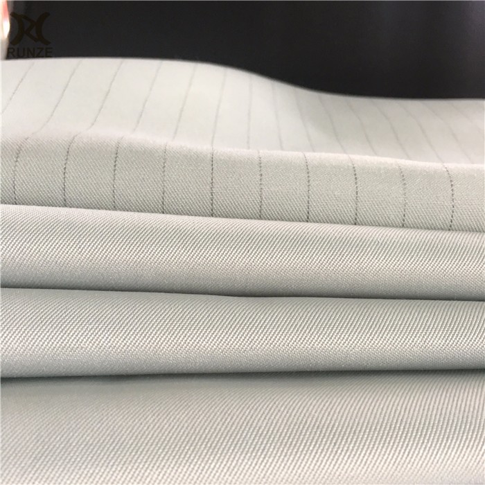 TWILL 89 Polyester 10 Cotton Conductive TC Anti-Static Fabric For Apparel-Uniform