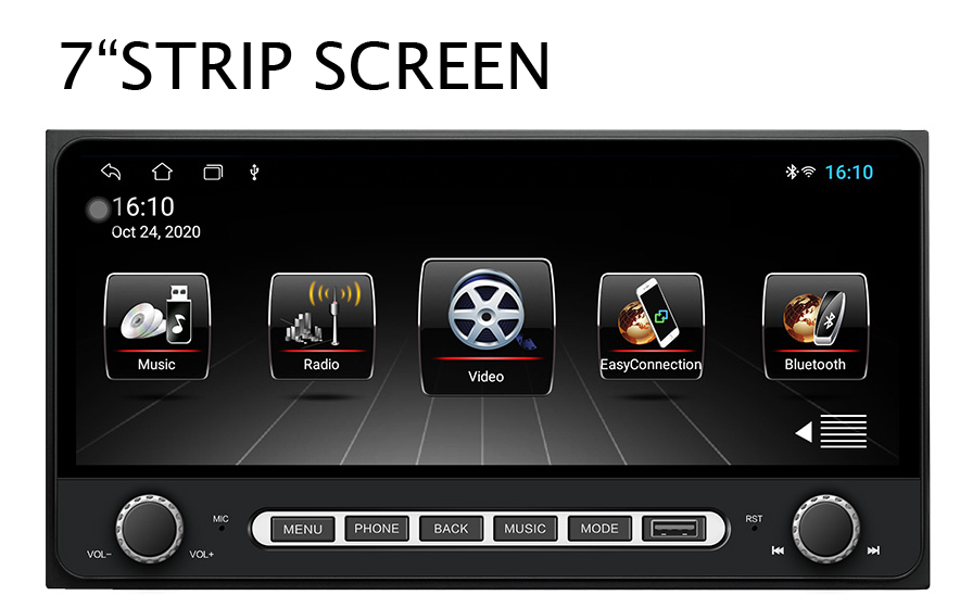  Car Stereo Receiver 2 Din Car Radio Autoradio BT MP5 Player with Touchscreen
