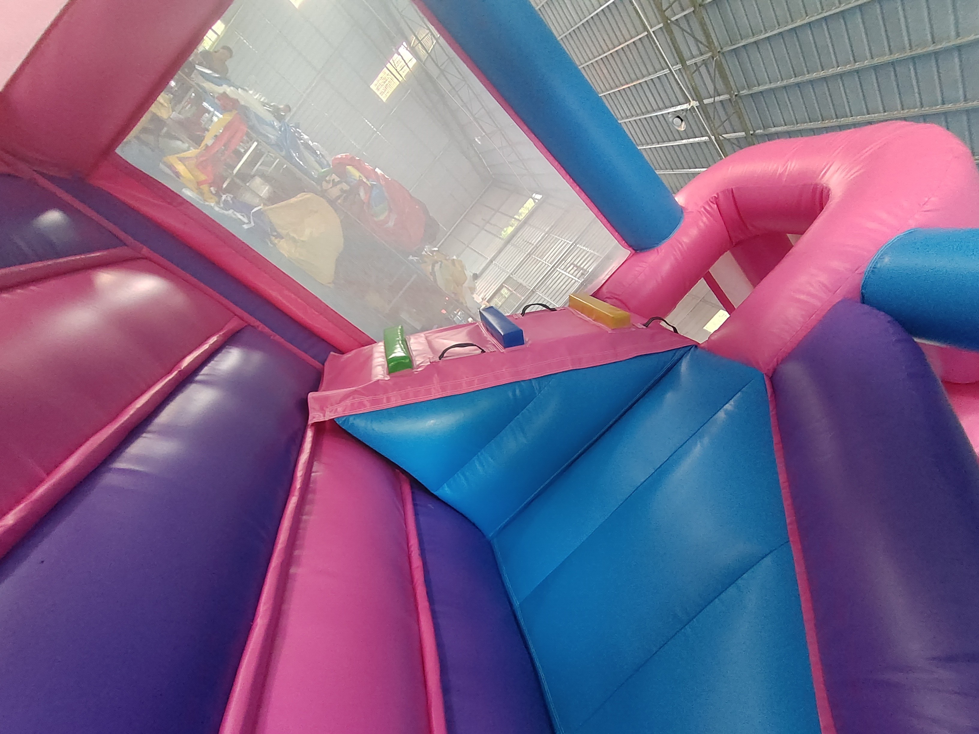 High Quality Inflatable Castle Unicorn Cartoon Inflatable Bounce House With Slide Jumping House For Kids