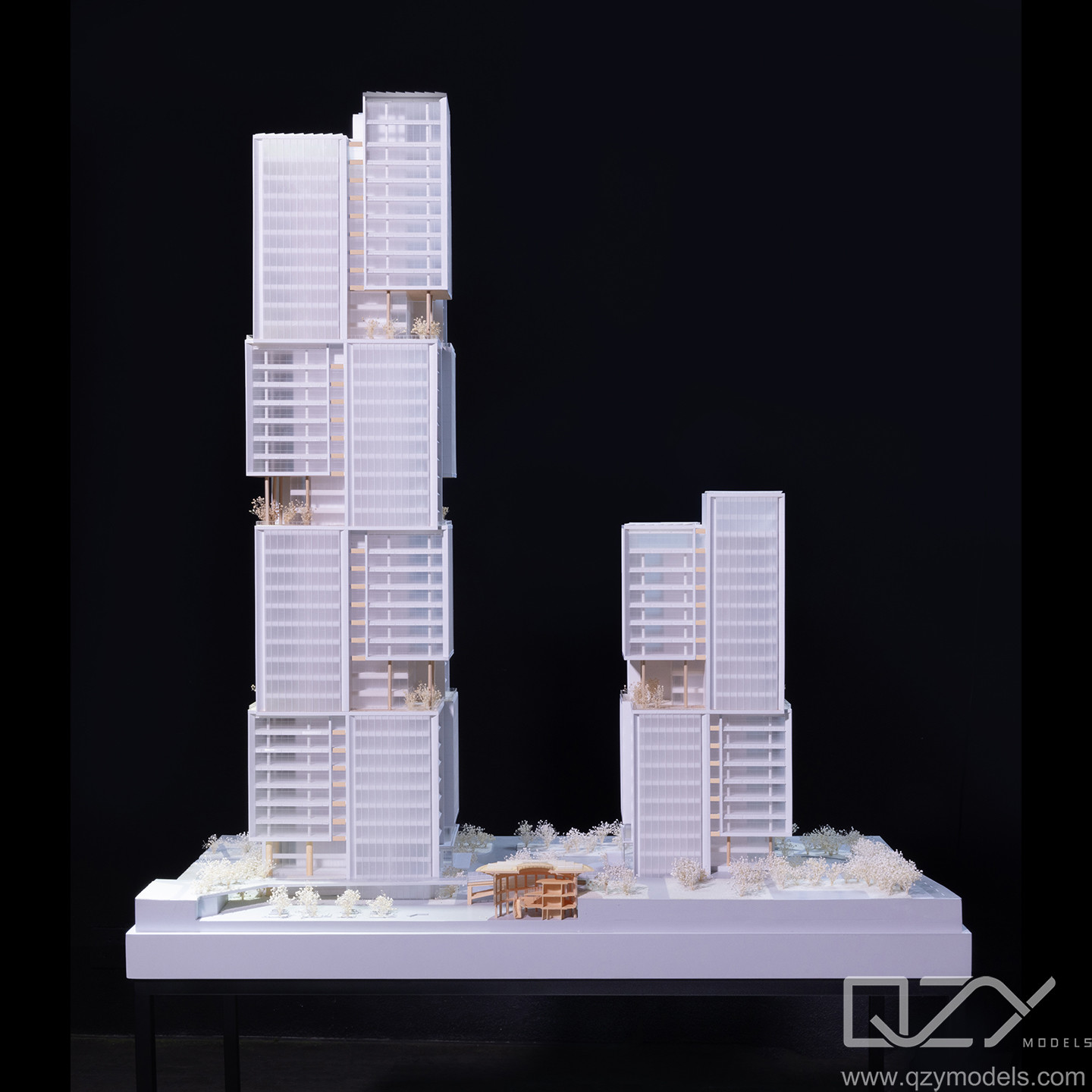 Aedas 1/200 Shenzhen Longgang Ecological Intelligence Valley Art Model Architectural Model