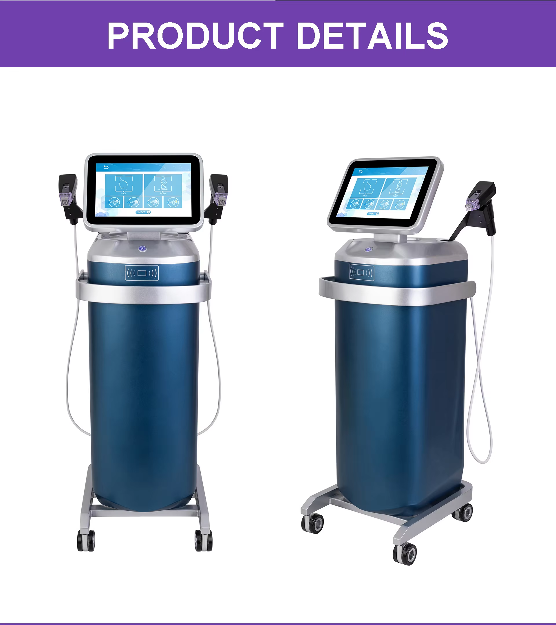 M8 Fractional RF Microneedling Machine Customized Fractional Radio Frequency Machine 2 In 1
