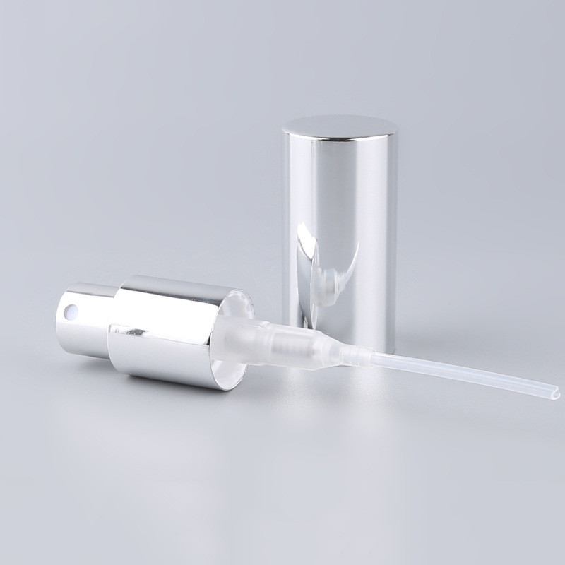 18mm 20mm Full Cap Silver Mist Fine Pump Sprayer For Cosmetic