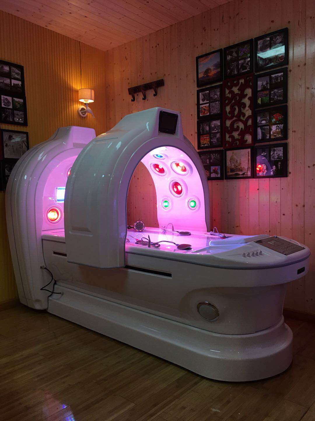 Dry Steam Ozone Massage Infrared Sauna Capsule Photon Treatment Custom
