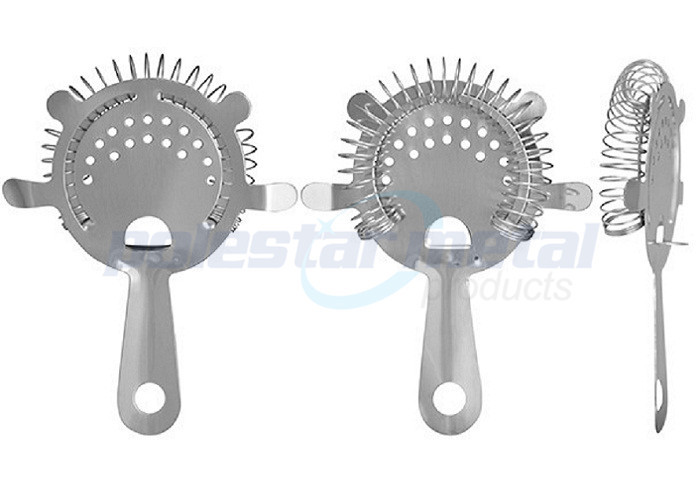 Stainless Steel Kitchen Tools / Cocktail Shaker Ice Strainer Wire Bartender Mix Drinks
